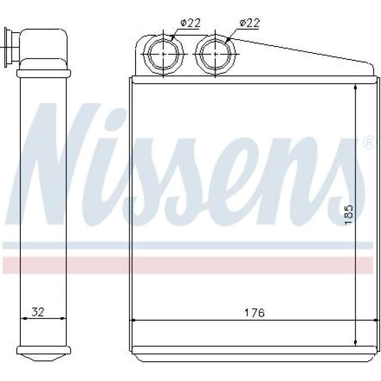 Heizkühler PKW 70228 Heizkühler PKW 70228