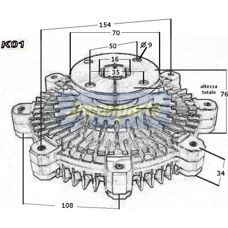 Kupplung, K÷hlerl Nach VC-K01 Kupplung, K÷hlerl Nach VC-K01