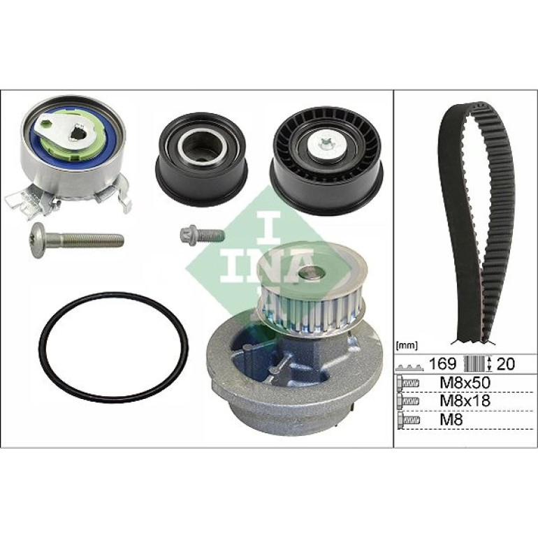 Wasserpumpe + Zahnriemensatz 530 0078 30 Wasserpumpe + Zahnriemensatz 530 0078 30