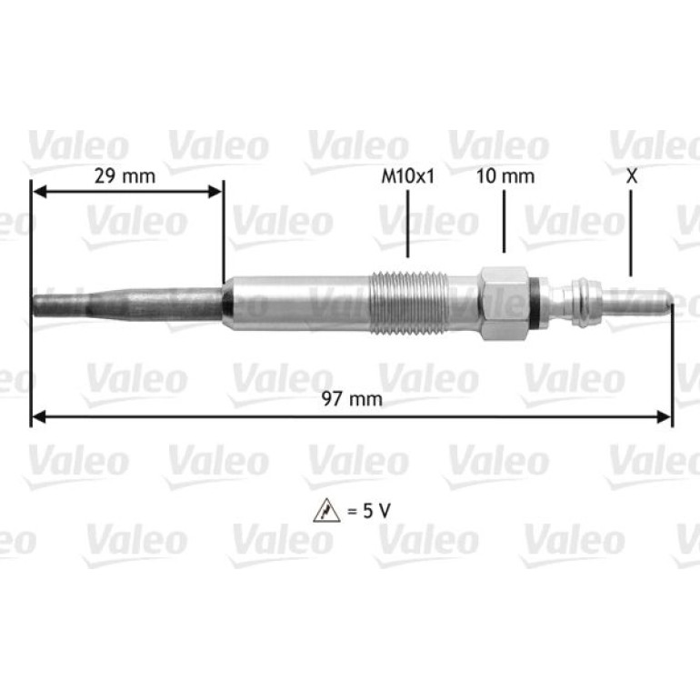VALEO Glühkerze 345125 VALEO Glühkerze 345125