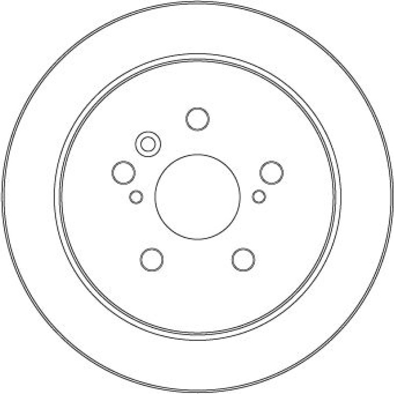 Bremsscheibe Lexus T. Rx 03-08 DF7257 Bremsscheibe Lexus T. Rx 03-08 DF7257