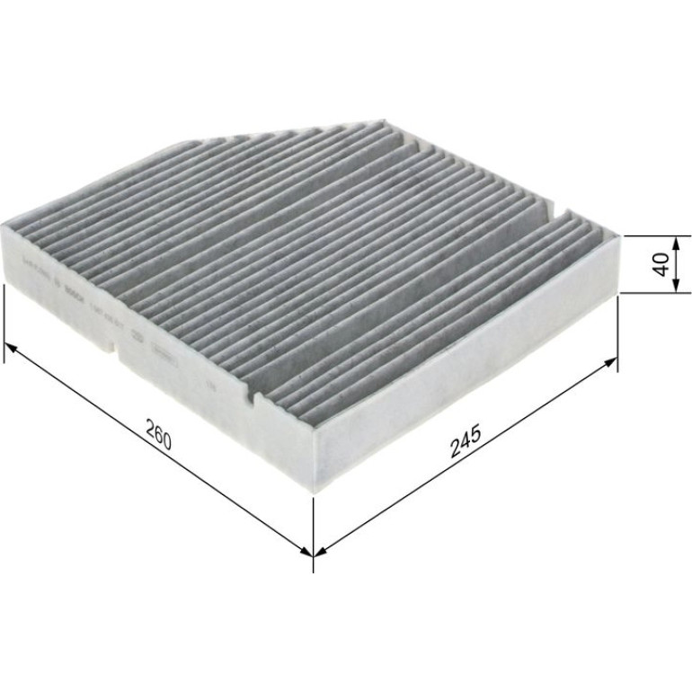 Aktivkohleinnenraumfilter 1987435617 Aktivkohleinnenraumfilter 1987435617