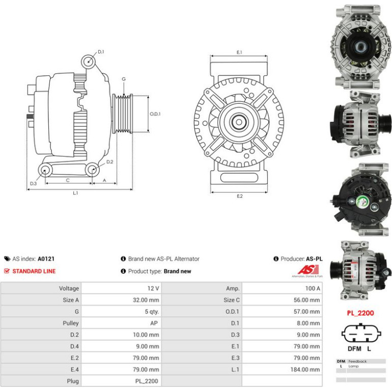 Generator A0121 Generator A0121