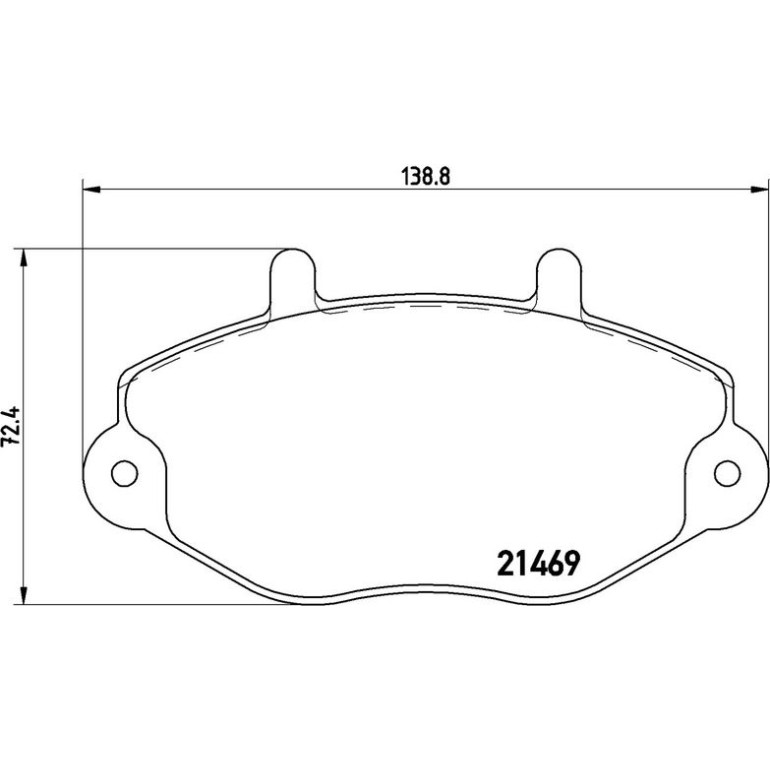 BREMBO Bremsklötze VA P 24 033 BREMBO Bremsklötze VA P 24 033