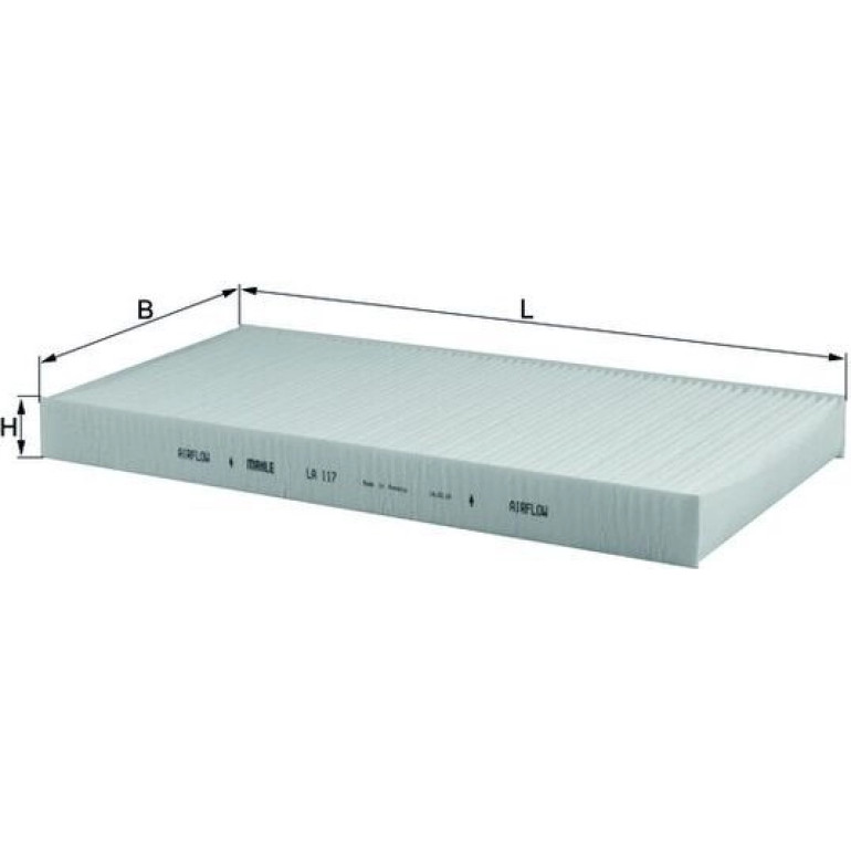 MAHLE Filter, Innenraumluft LA 117 MAHLE Filter, Innenraumluft LA 117
