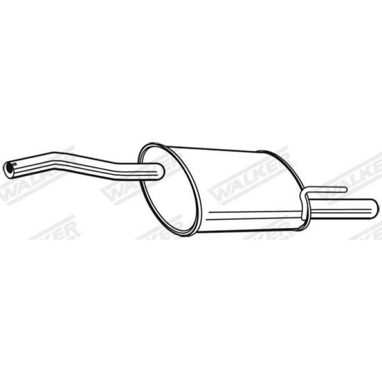 52 / Auspufftopf Hinten 24162