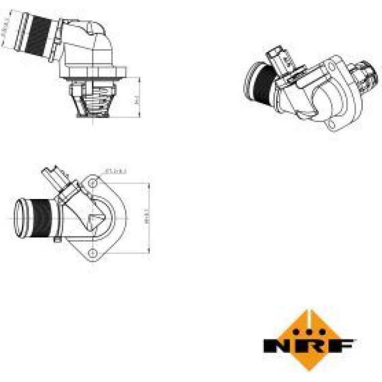 Thermostat, Kühlmittel 725015 Thermostat, Kühlmittel 725015