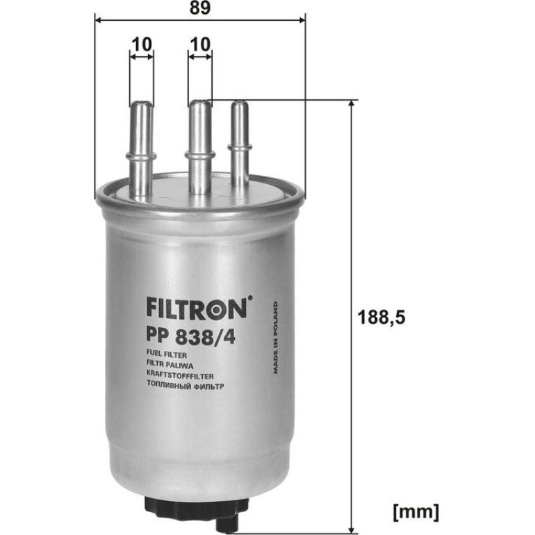 FILTRON Kraftstofffilter PP 838/4 FILTRON Kraftstofffilter PP 838/4