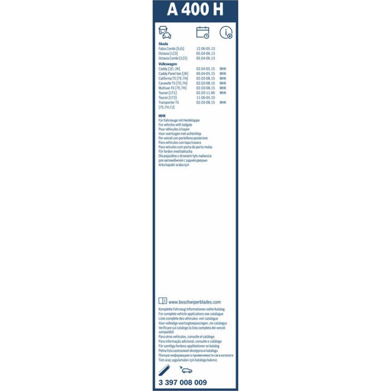 Bosch Scheibenwischer Aerotwin A400H 3397008009 Bosch Scheibenwischer Aerotwin A400H 3397008009