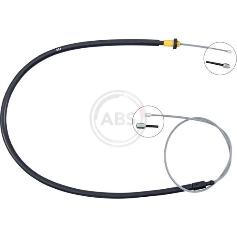 A.B.S. Handbremsseil Seilzug Festellbremse K14080 A.B.S. Handbremsseil Seilzug Festellbremse K14080