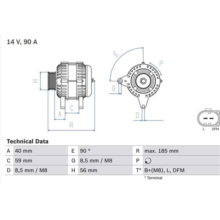 Lichtmaschine 0 986 044 380 Lichtmaschine 0 986 044 380