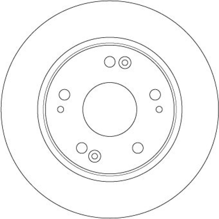 86 482 047 Bremsscheibe HA DF7970 86 482 047 Bremsscheibe HA DF7970