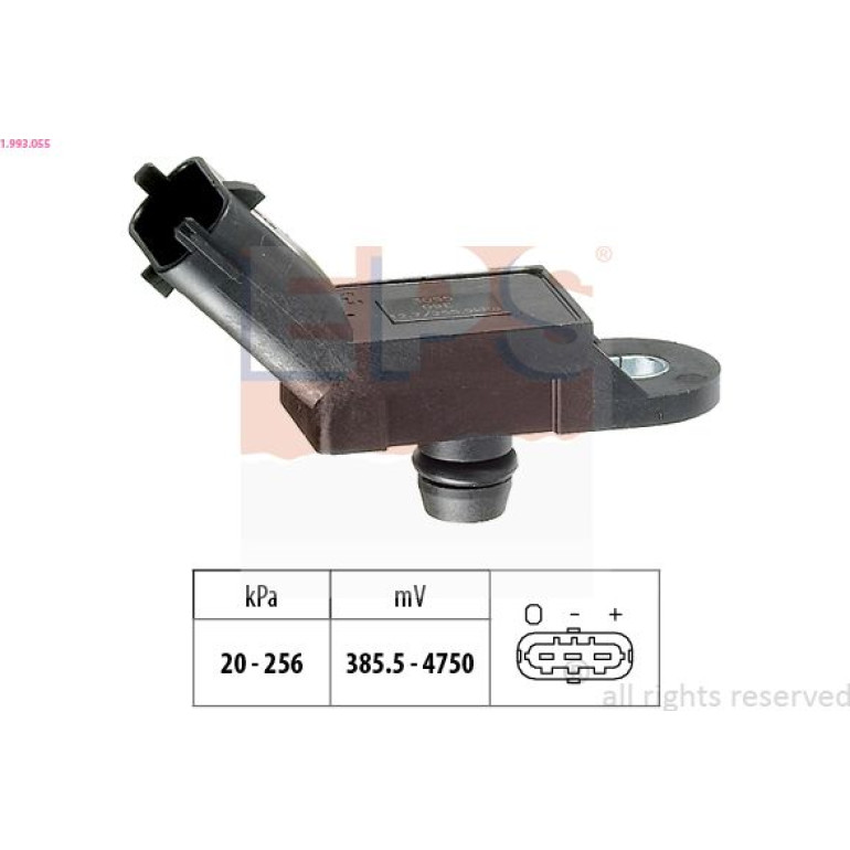 Luftdrucksensor, Saugrohrdruck 1.993.055 Luftdrucksensor, Saugrohrdruck 1.993.055