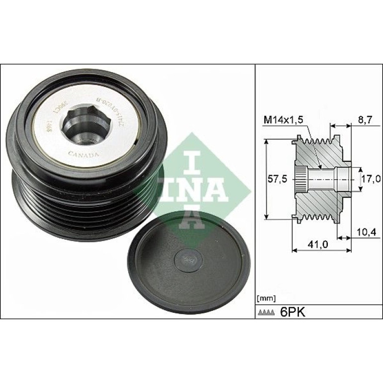Generatorfreilauf 535 0282 10 Generatorfreilauf 535 0282 10