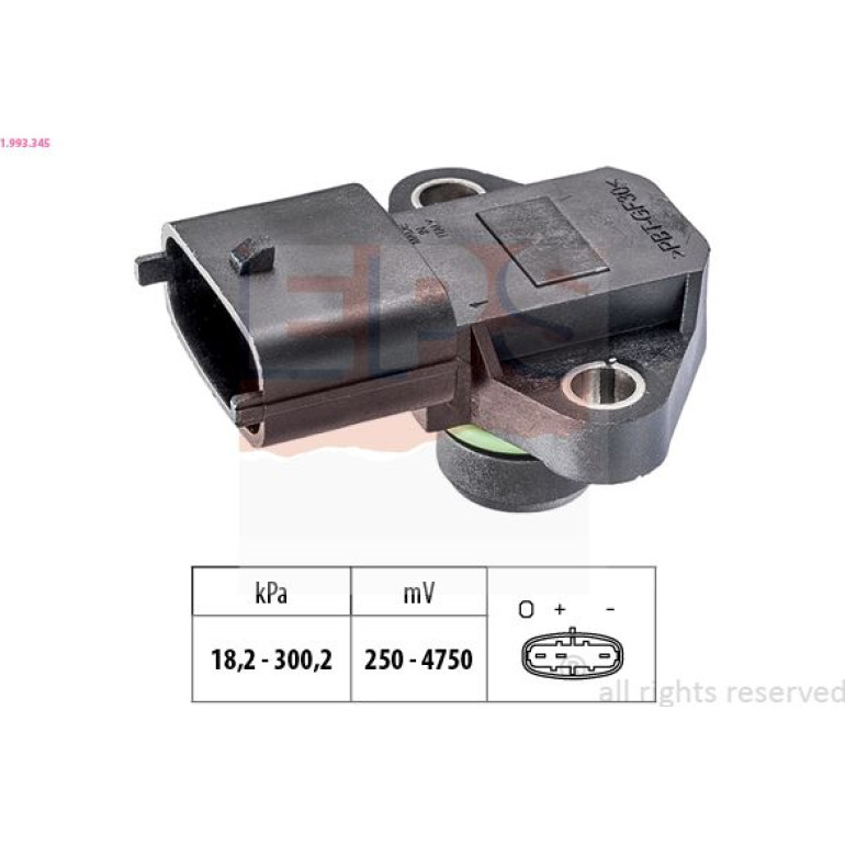 Sensor, Saugrohrdruck 1.993.345