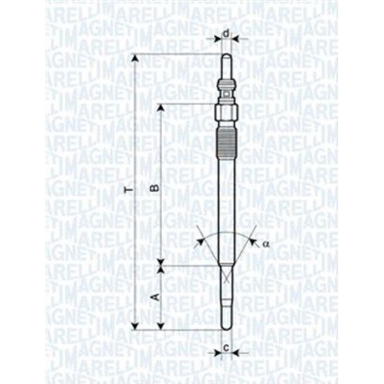 MAGNETI MARELLI Glühkerze 062900029304