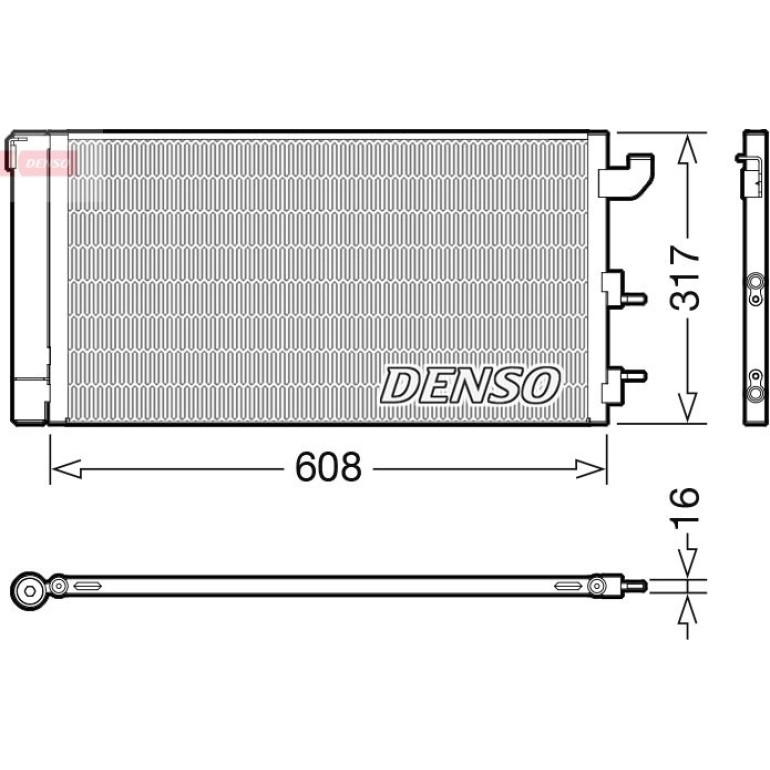 DENSO Kondensator, Klimaanlage DCN09144 DENSO Kondensator, Klimaanlage DCN09144