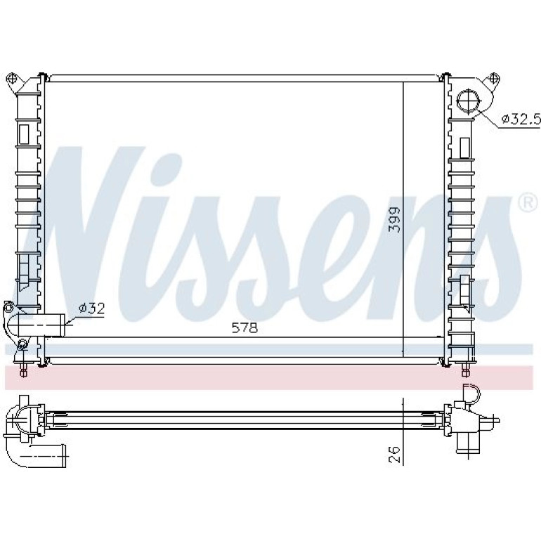 Wasserkühler PKW 69700A Wasserkühler PKW 69700A