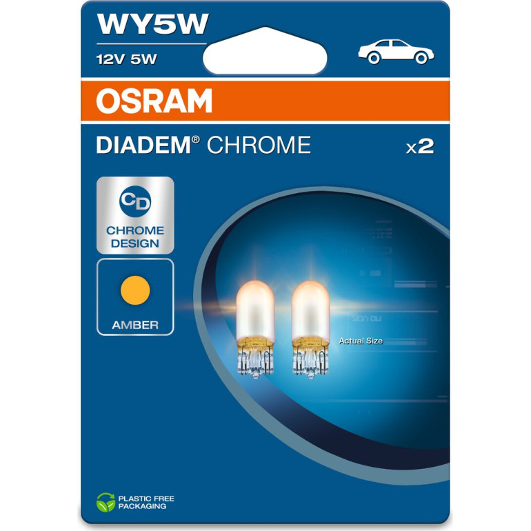 OSRAM WY5W 12V 5W W2.1x9.5d Diadem Chrome NextGen - Stilvolle Beleuchtung OSRAM WY5W 12V 5W W2.1x9.5d Diadem Chrome NextGen - Stilvolle Beleuchtung