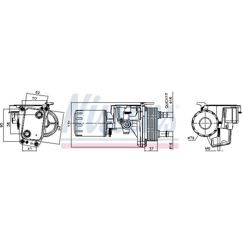 Ölkühler PKW 91337 Ölkühler PKW 91337
