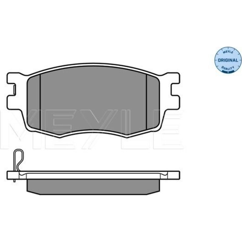 Bremsbelagsatz Hyundai P. Accent/Kia Rio 05- Mit Sensor 025 243 1717/W Bremsbelagsatz Hyundai P. Accent/Kia Rio 05- Mit Sensor 025 243 1717/W