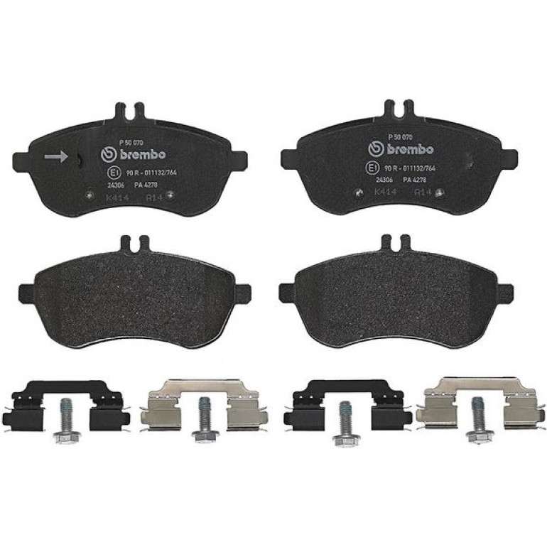 BREMBO Bremsbelagsatz, Scheibenbremse P 50 070 BREMBO Bremsbelagsatz, Scheibenbremse P 50 070