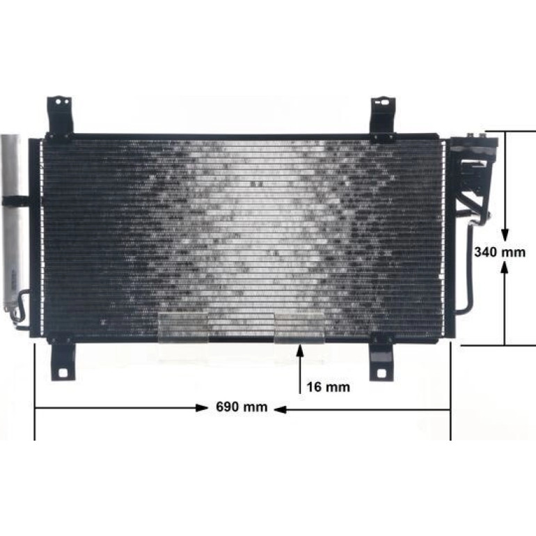 Kondensator, Klimaanlage AC 714 000S Kondensator, Klimaanlage AC 714 000S