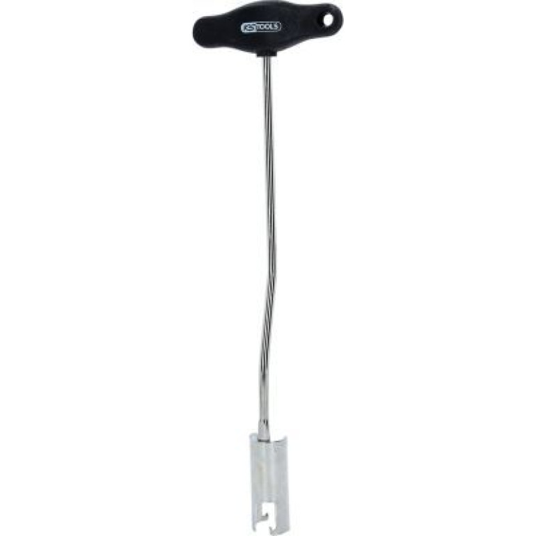 KS TOOLS Zündkerzenstecker-Abzieher mit T-Griff, gebogen, lang 500.7530 KS TOOLS Zündkerzenstecker-Abzieher mit T-Griff, gebogen, lang 500.7530