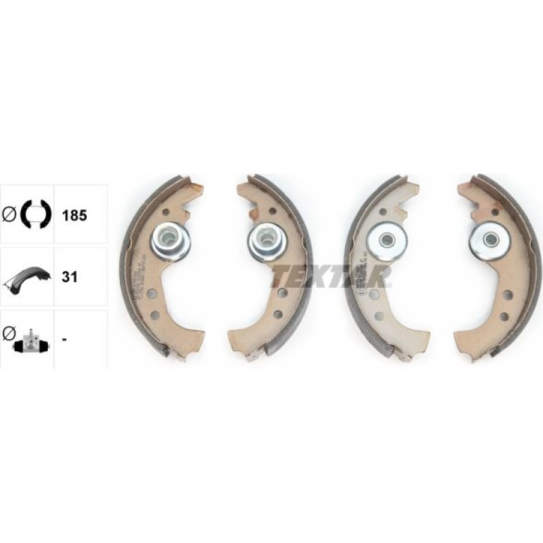 Bremsbacken Fiat Cc/Uno/Sc 91005900 Bremsbacken Fiat Cc/Uno/Sc 91005900