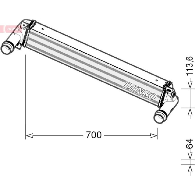 DENSO Druckluftkühler DIT06010 DENSO Druckluftkühler DIT06010