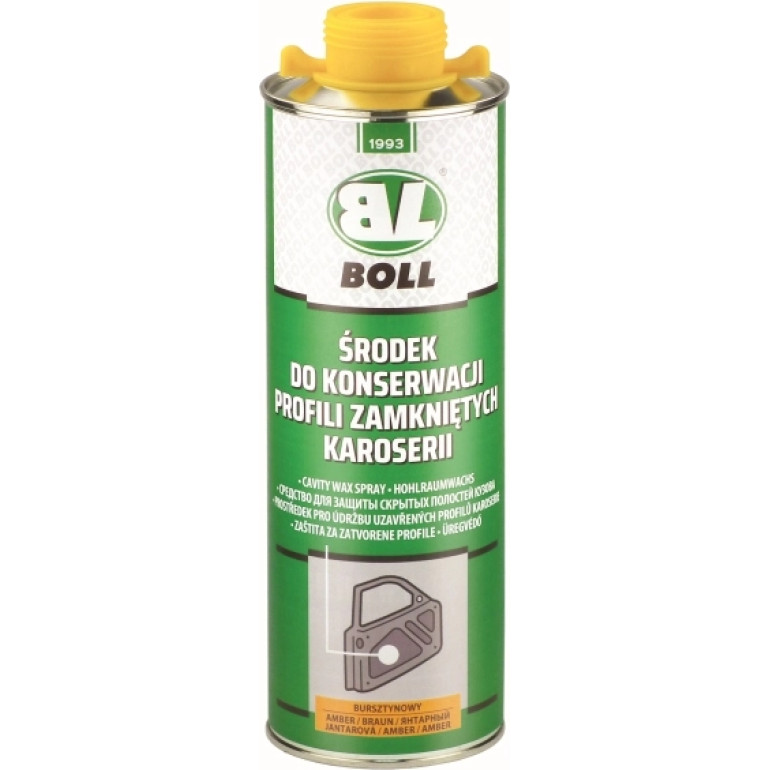 BOLL 001009 Mittel für Wartung von geschlossenen Profilen der Karosserie bernstein Dose 1 Liter BOLL 001009 Mittel für Wartung von geschlossenen Profilen der Karosserie bernstein Dose 1 Liter