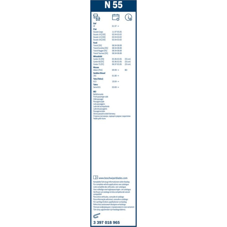 BOSCH Scheibenwischer 3 397 018 965 BOSCH Scheibenwischer 3 397 018 965