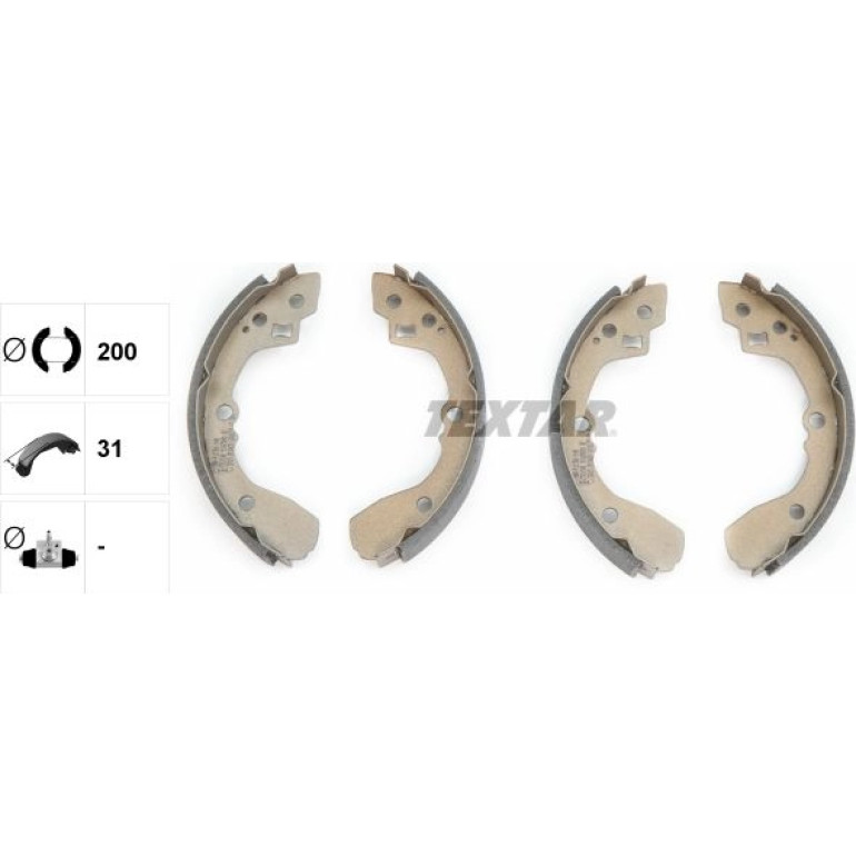 Bremsbacken Kia Rio 02 91065000 Bremsbacken Kia Rio 02 91065000