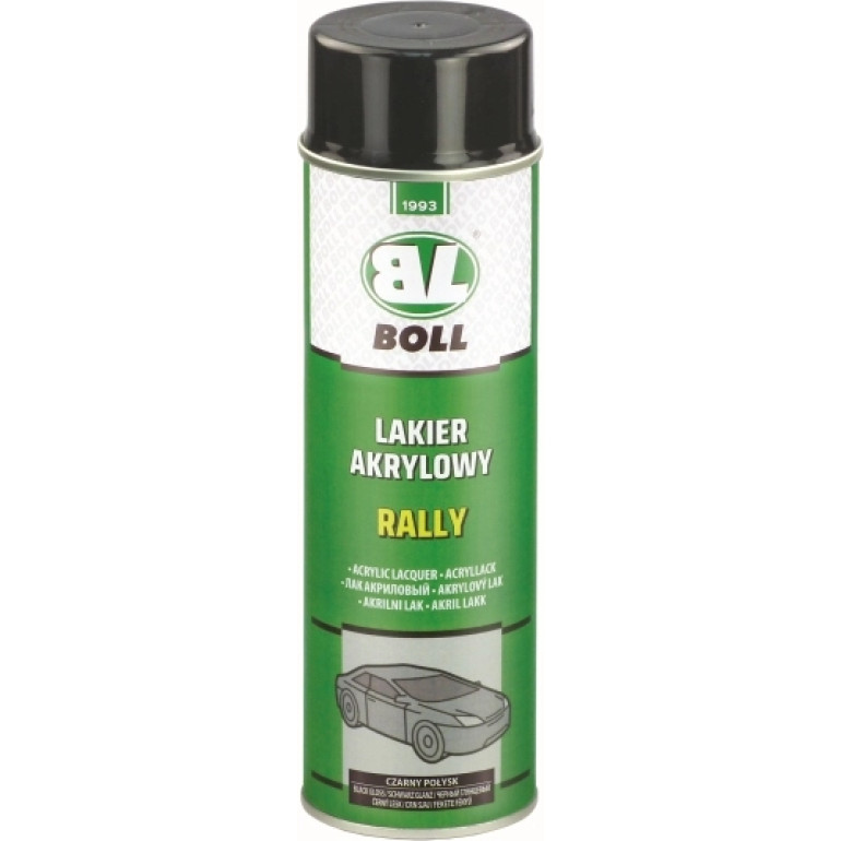 Boll Acryllack schwarz glänzend Rally Spray 500ml 001012