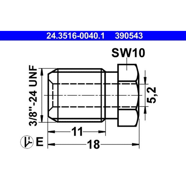 Überwurfschraube 24.3516-0040.1 Überwurfschraube 24.3516-0040.1