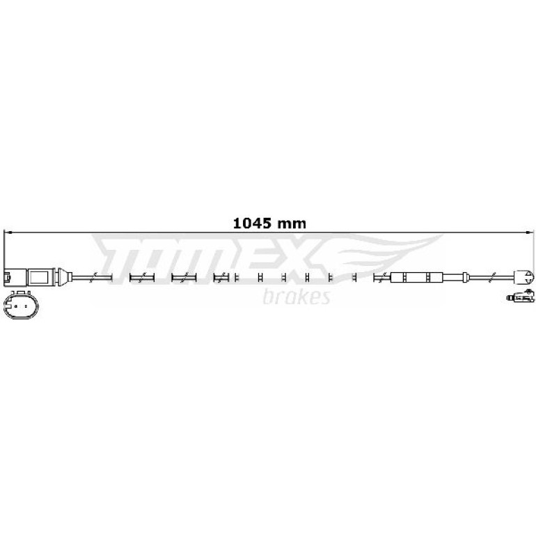TOMEX brakes Warnkontakt, Bremsbelagverschleiß TX 31-28 TOMEX brakes Warnkontakt, Bremsbelagverschleiß TX 31-28