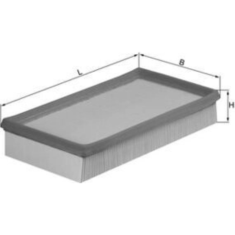 MAHLE Luftfilter LX 993 MAHLE Luftfilter LX 993