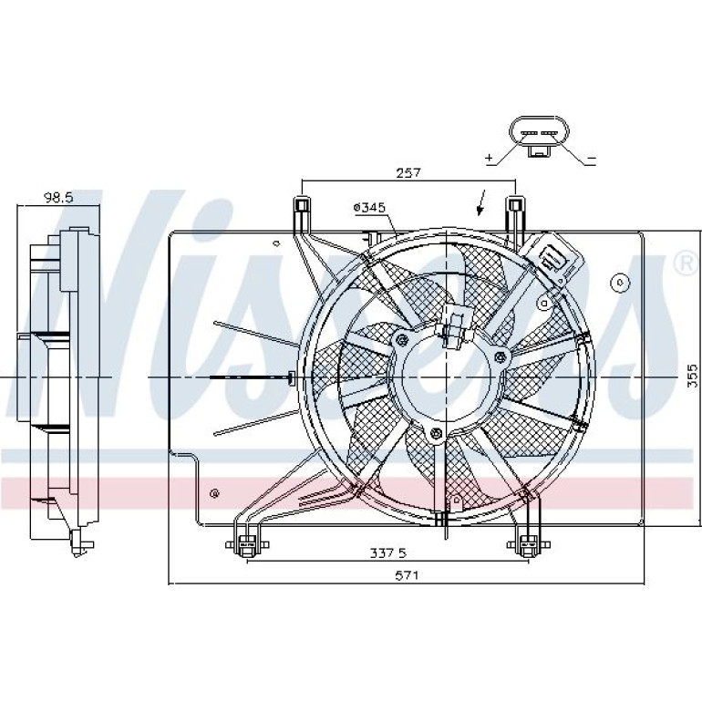 Kühlerlüfter PKW 85910 Kühlerlüfter PKW 85910
