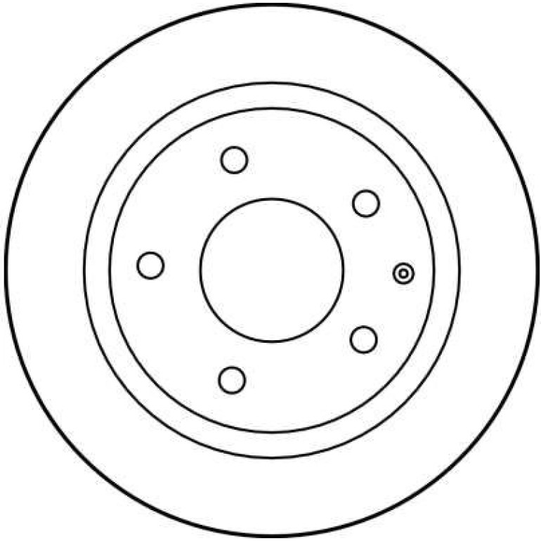 Bremsscheibe Mazda T. 626 DF2705 Bremsscheibe Mazda T. 626 DF2705