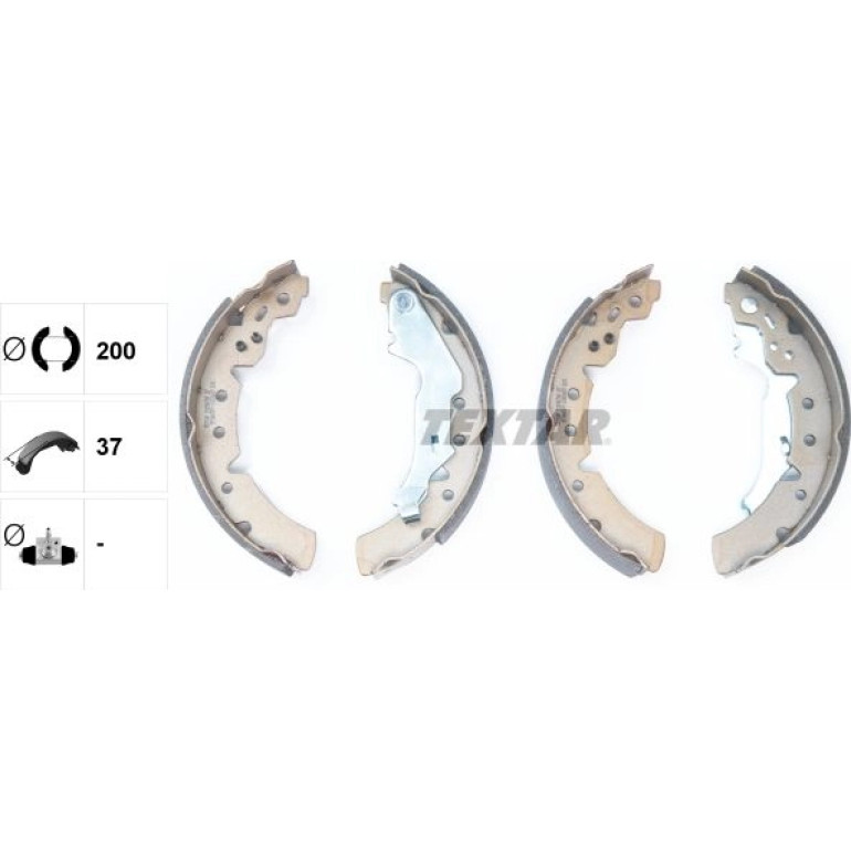 Bremsbacken Toyota Corolla 97-02 91056700