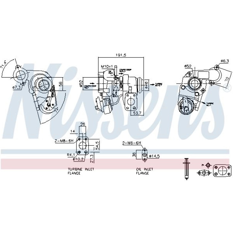 NISSENS Turbolader 93259 NISSENS Turbolader 93259