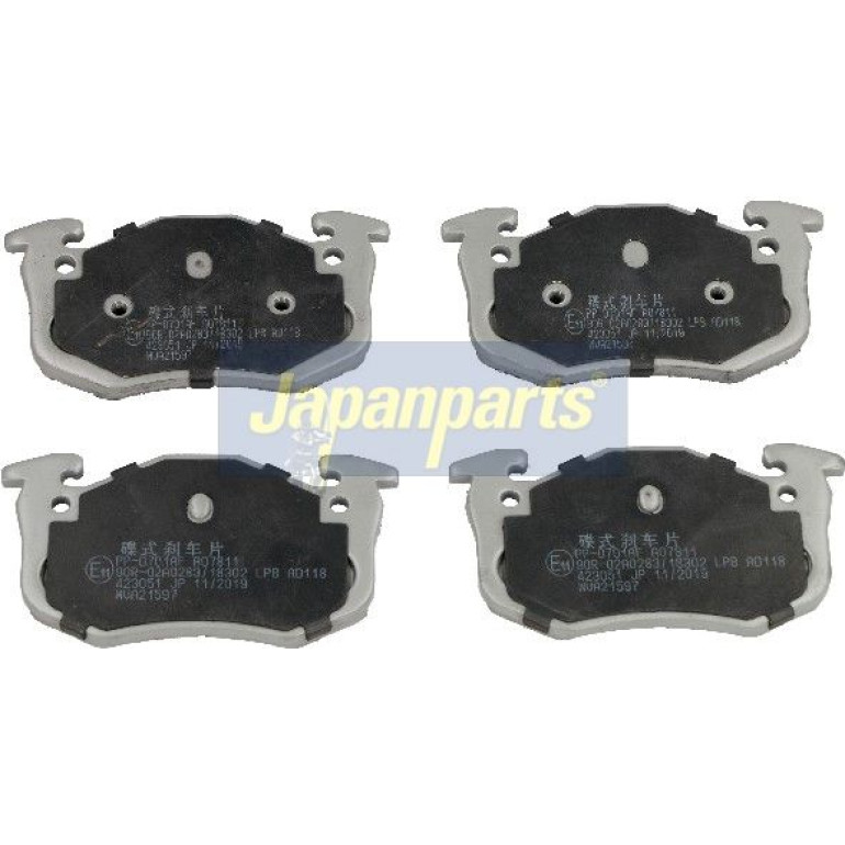 Japanparts Bremsbeläge PP-0701AF Japanparts Bremsbeläge PP-0701AF