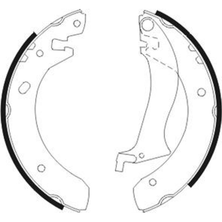 Bremsbacken Land Rover Freelander 98- 254X38 91055600 Bremsbacken Land Rover Freelander 98- 254X38 91055600