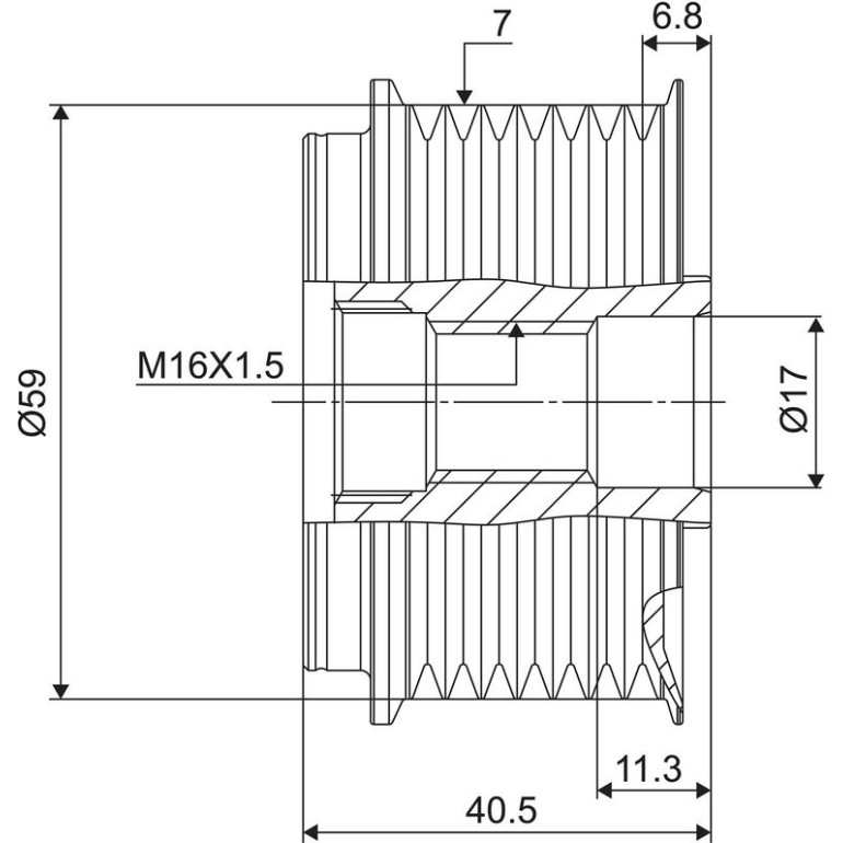 Generatorfreilauf 588079 Generatorfreilauf 588079