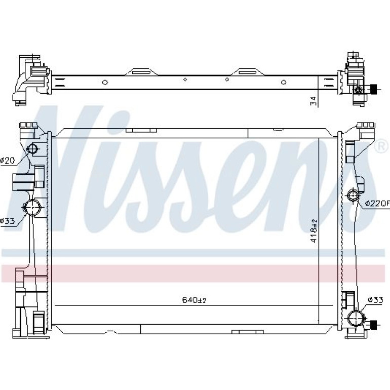 Wasserkühler PKW 67187 Wasserkühler PKW 67187