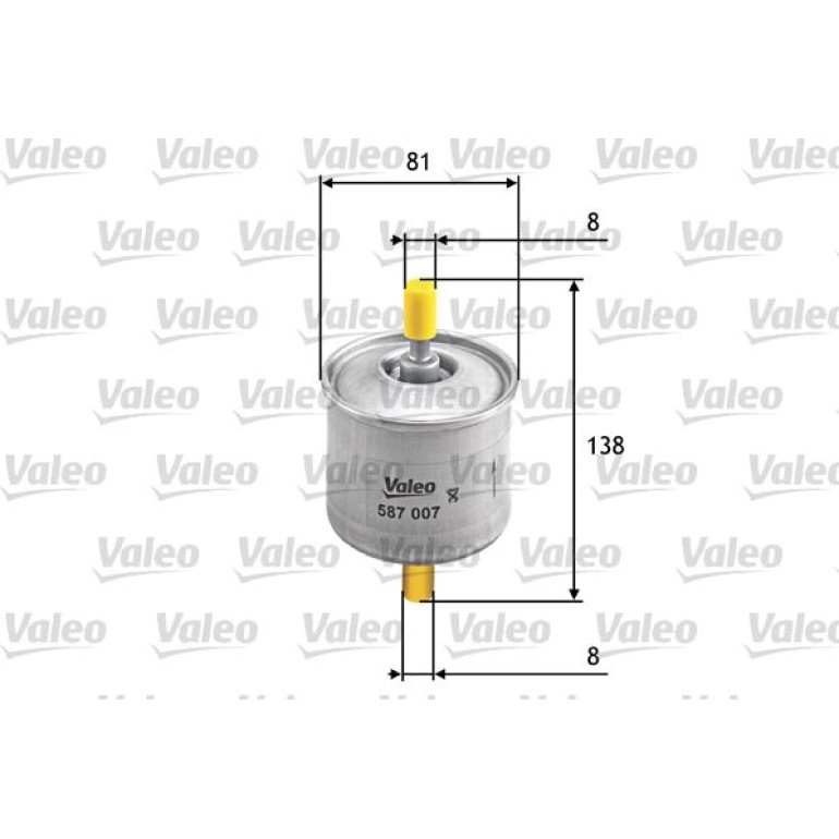VALEO Kraftstofffilter 587007 VALEO Kraftstofffilter 587007