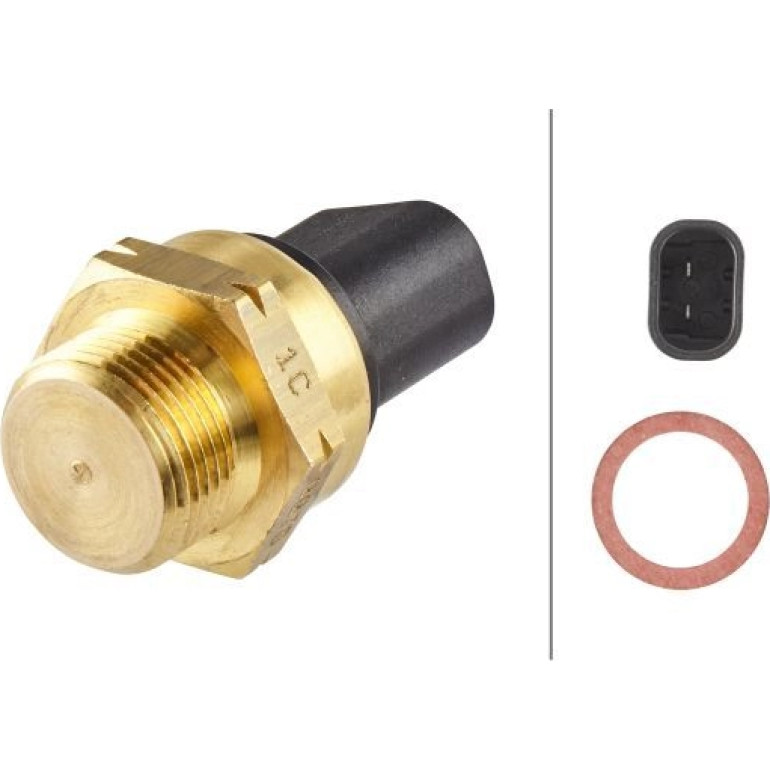 HELLA Temperaturschalter, Kühlerlüfter 6ZT 007 807-001 HELLA Temperaturschalter, Kühlerlüfter 6ZT 007 807-001