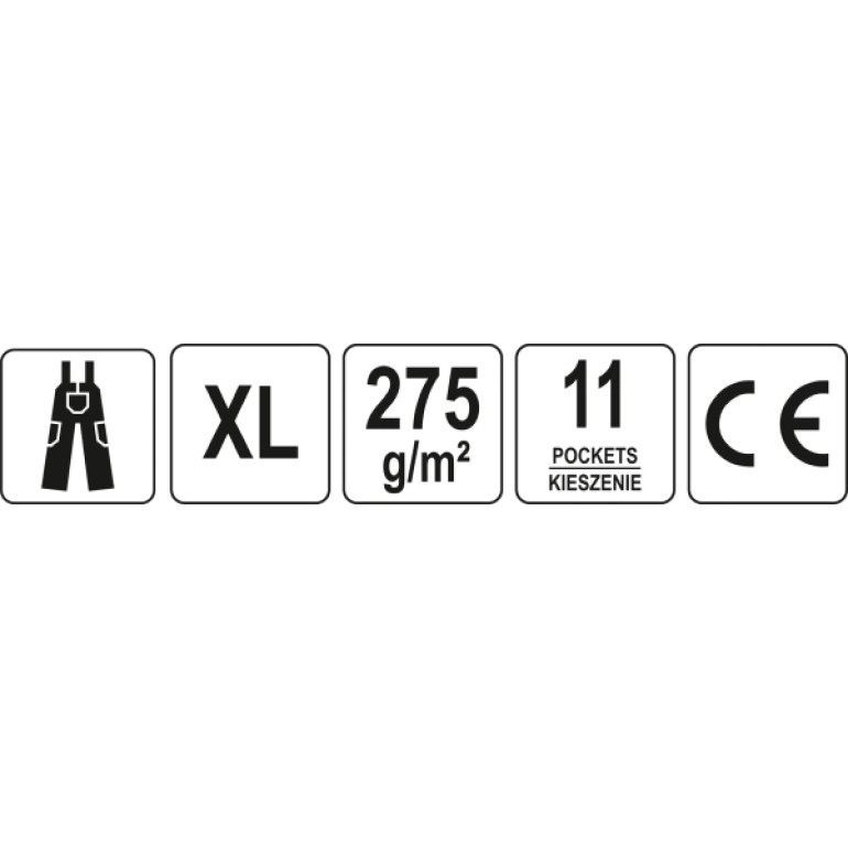 Yato Arbeits- Werkstatt Latzhosel / Xl YT-8033 Yato Arbeits- Werkstatt Latzhosel / Xl YT-8033