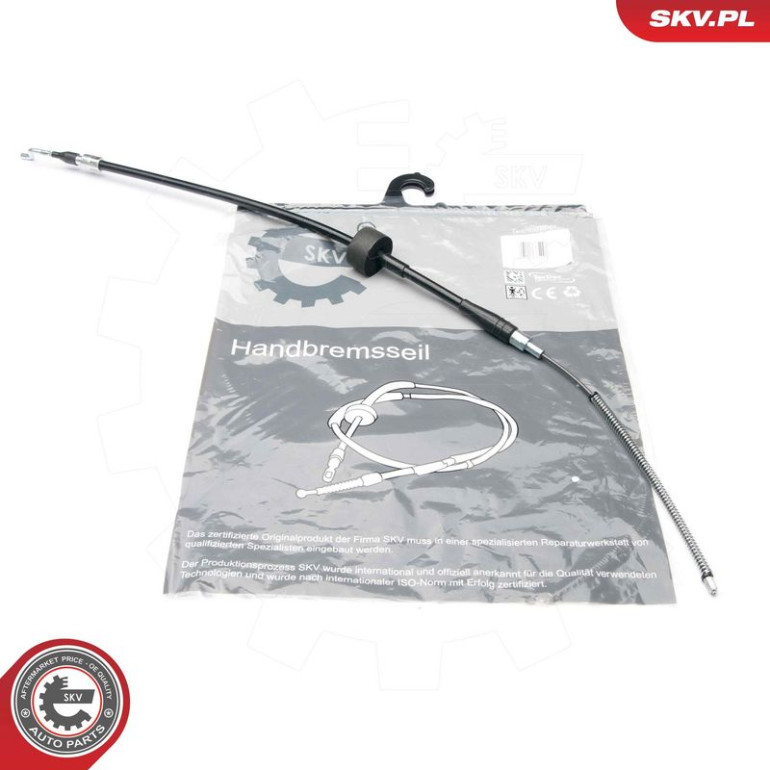 SKV GERMANY Handbremsseil Seilzug Festellbremse 25SKV516