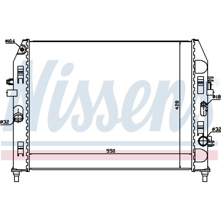 Wasserkühler PKW 68527 Wasserkühler PKW 68527
